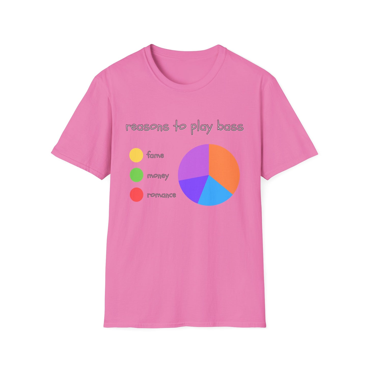 "Reasons to Play Bass" Softstyle Tee