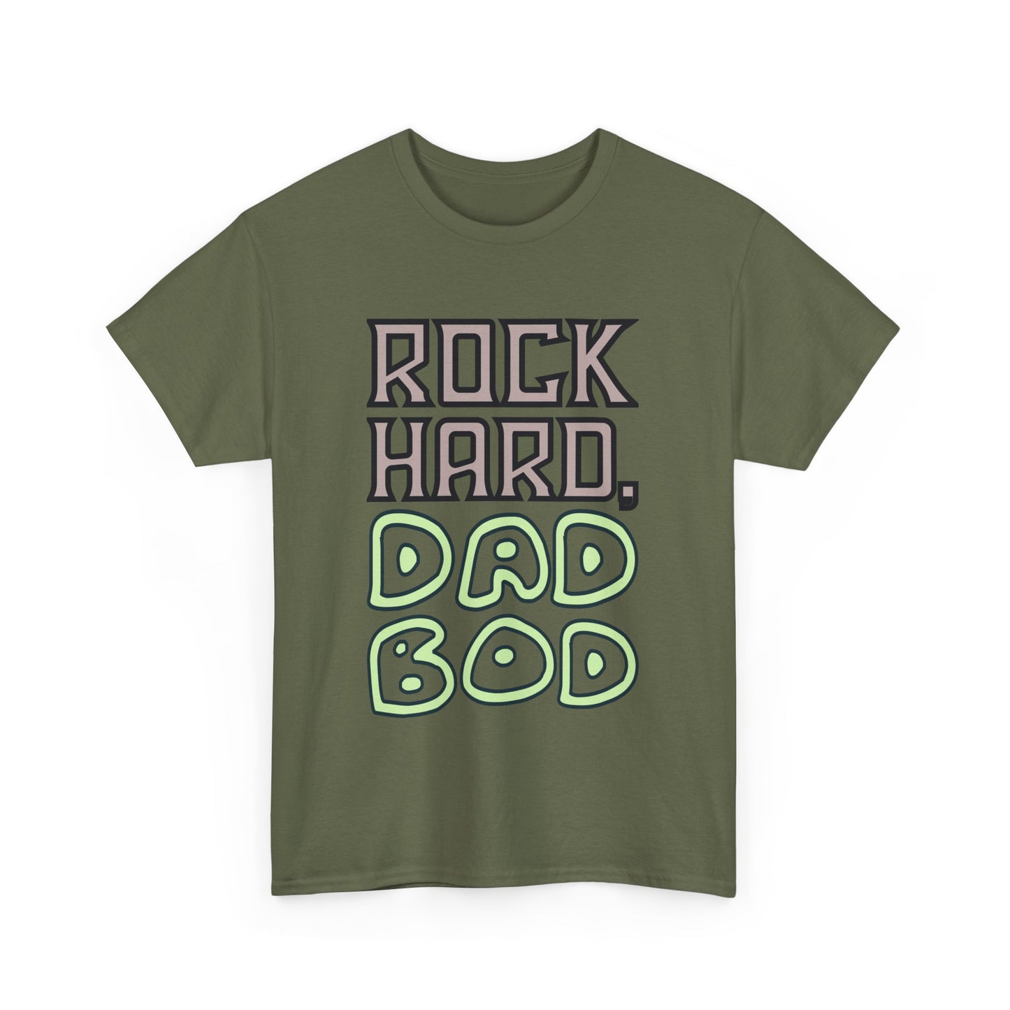 "Rock Hard, Dad Bod" Tee
