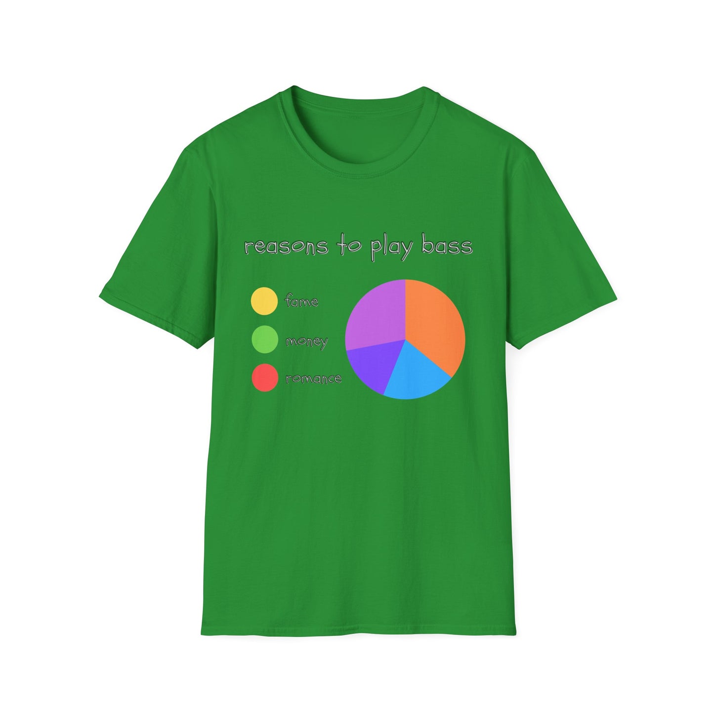 "Reasons to Play Bass" Softstyle Tee