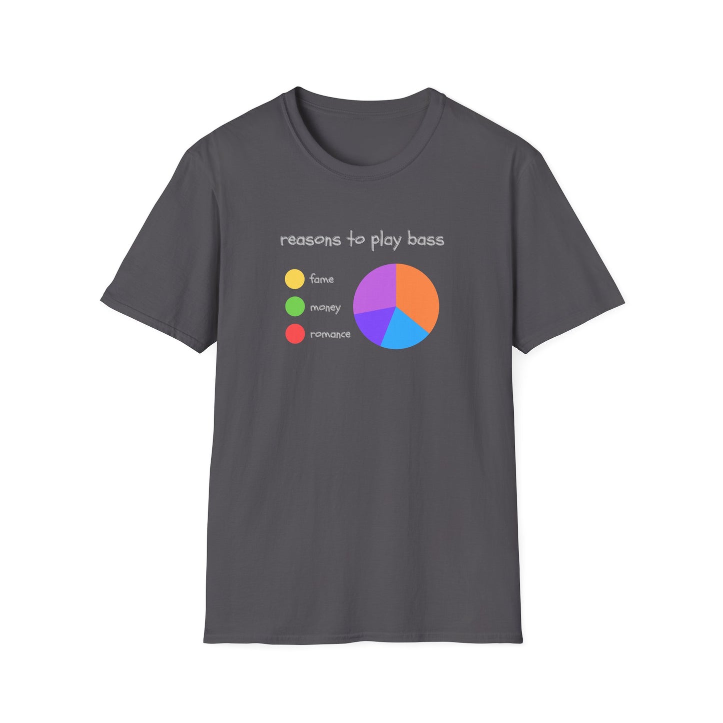 "Reasons to Play Bass" Softstyle Tee