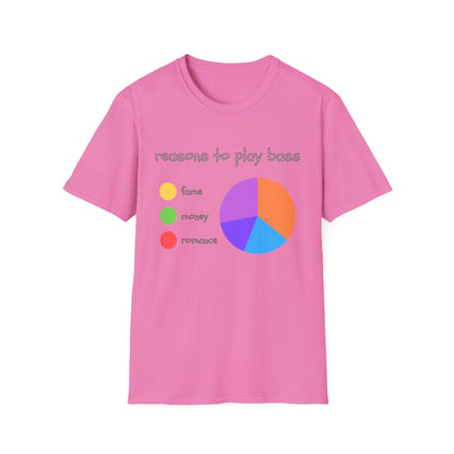 "Reasons to Play Bass" Softstyle Tee