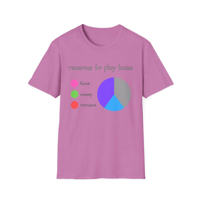 "Reasons to Play Bass" Softstyle Tee