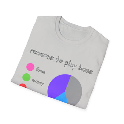 "Reasons to Play Bass" Softstyle Tee