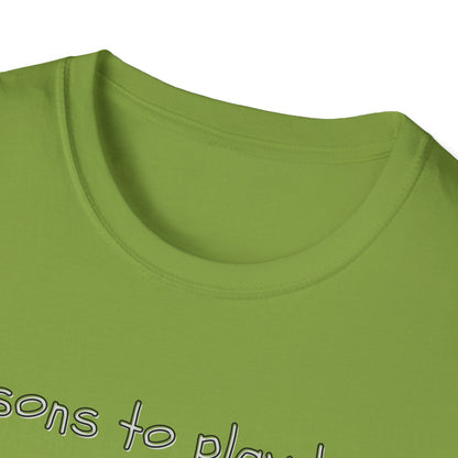 "Reasons to Play Bass" Softstyle Tee