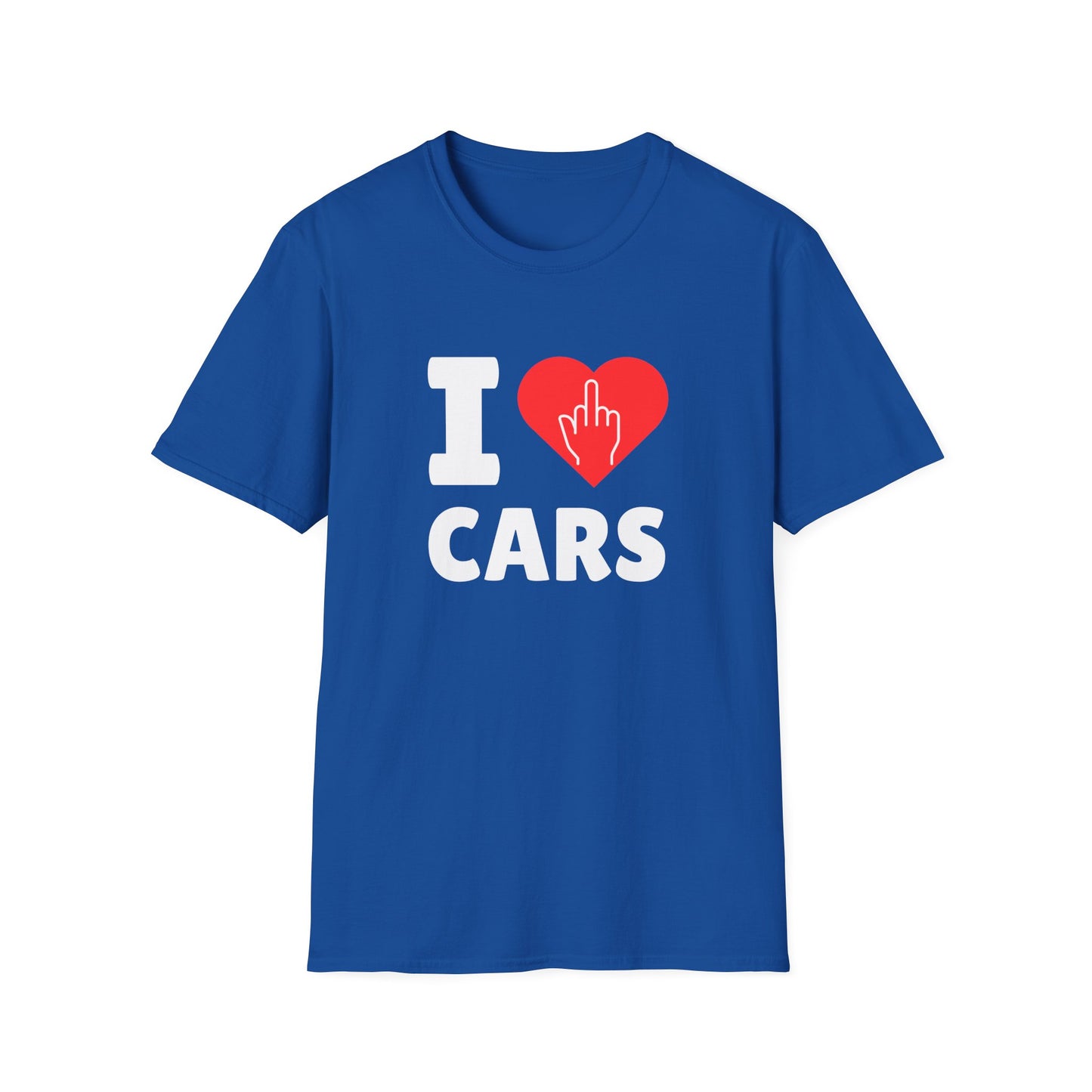 "I F@(#!%& Love Cars" Softstyle Tee