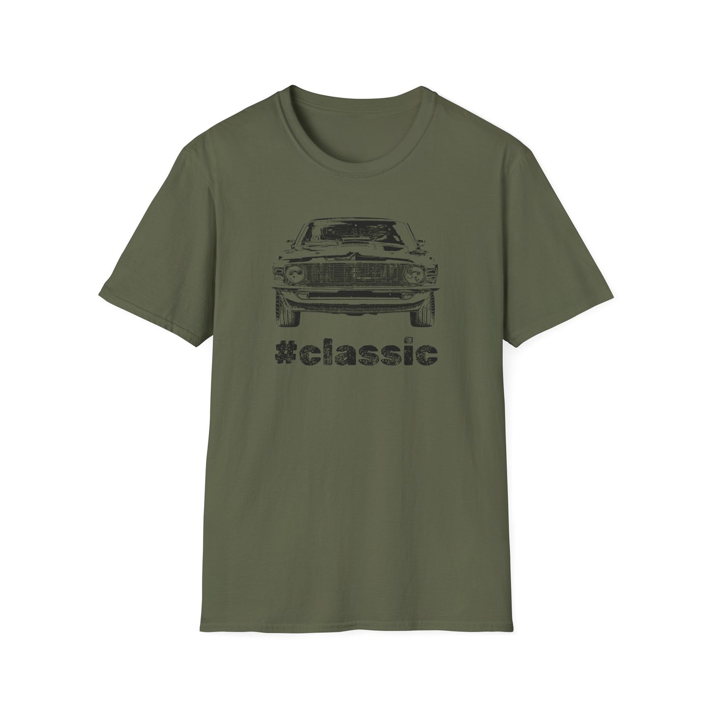 "#classic" Muscle Car Softstyle Tee