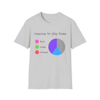 "Reasons to Play Bass" Softstyle Tee