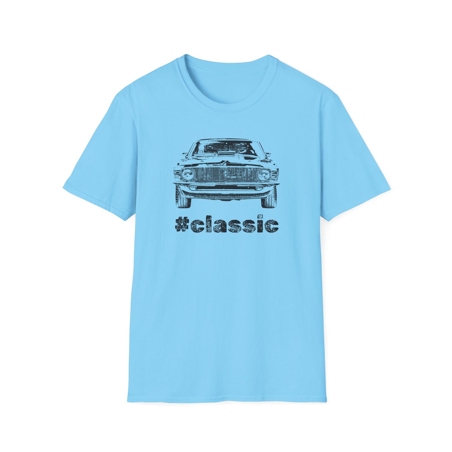 "#classic" Muscle Car Softstyle Tee