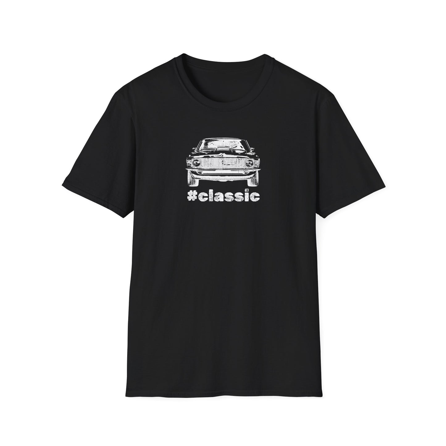 "#classic" Muscle Car Softstyle Tee