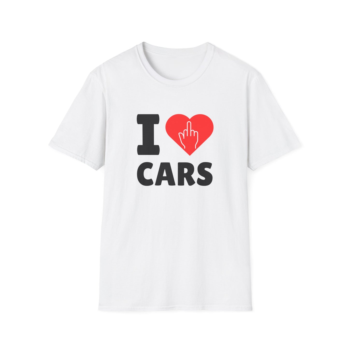 "I F@(#!%& Love Cars" Softstyle Tee