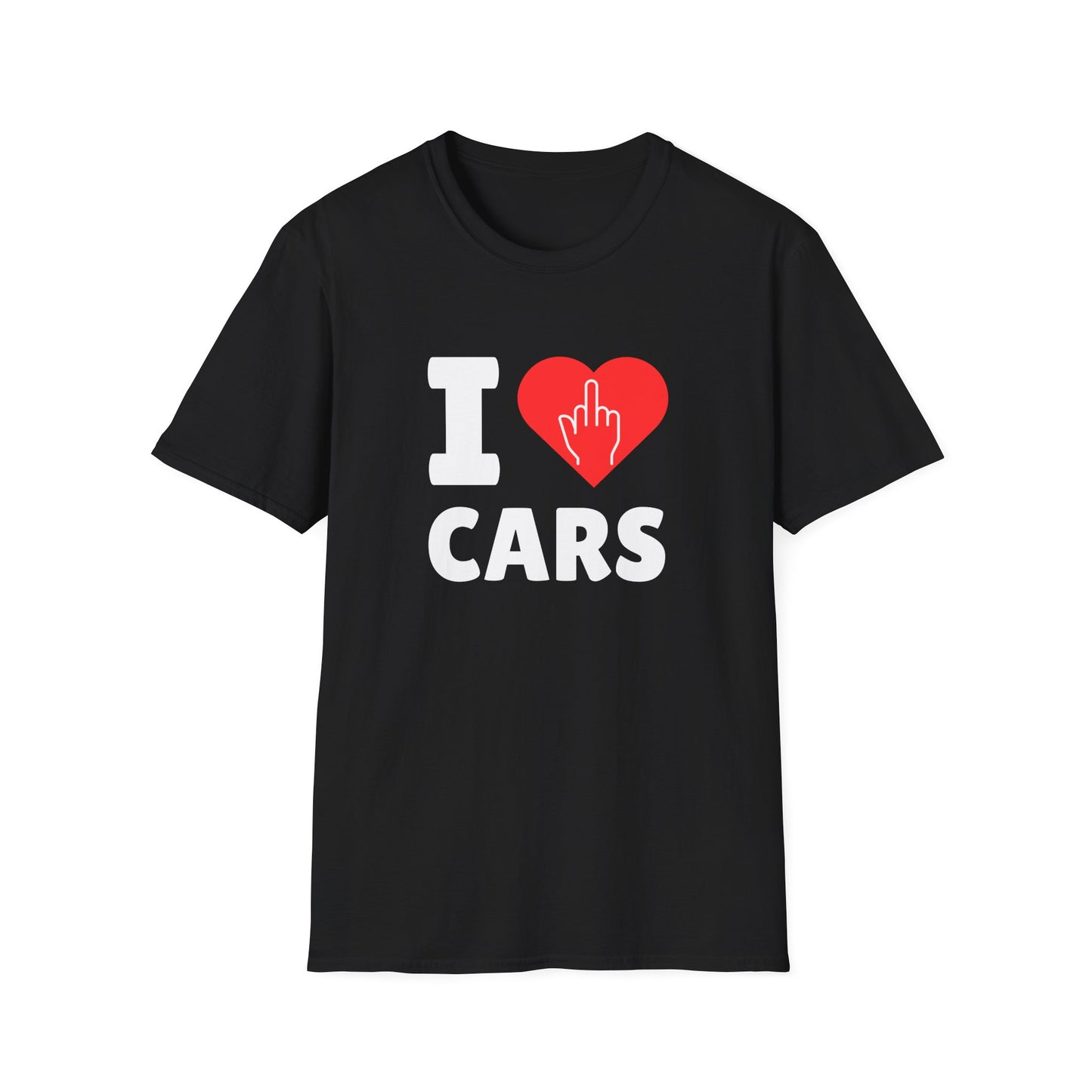 "I F@(#!%& Love Cars" Softstyle Tee