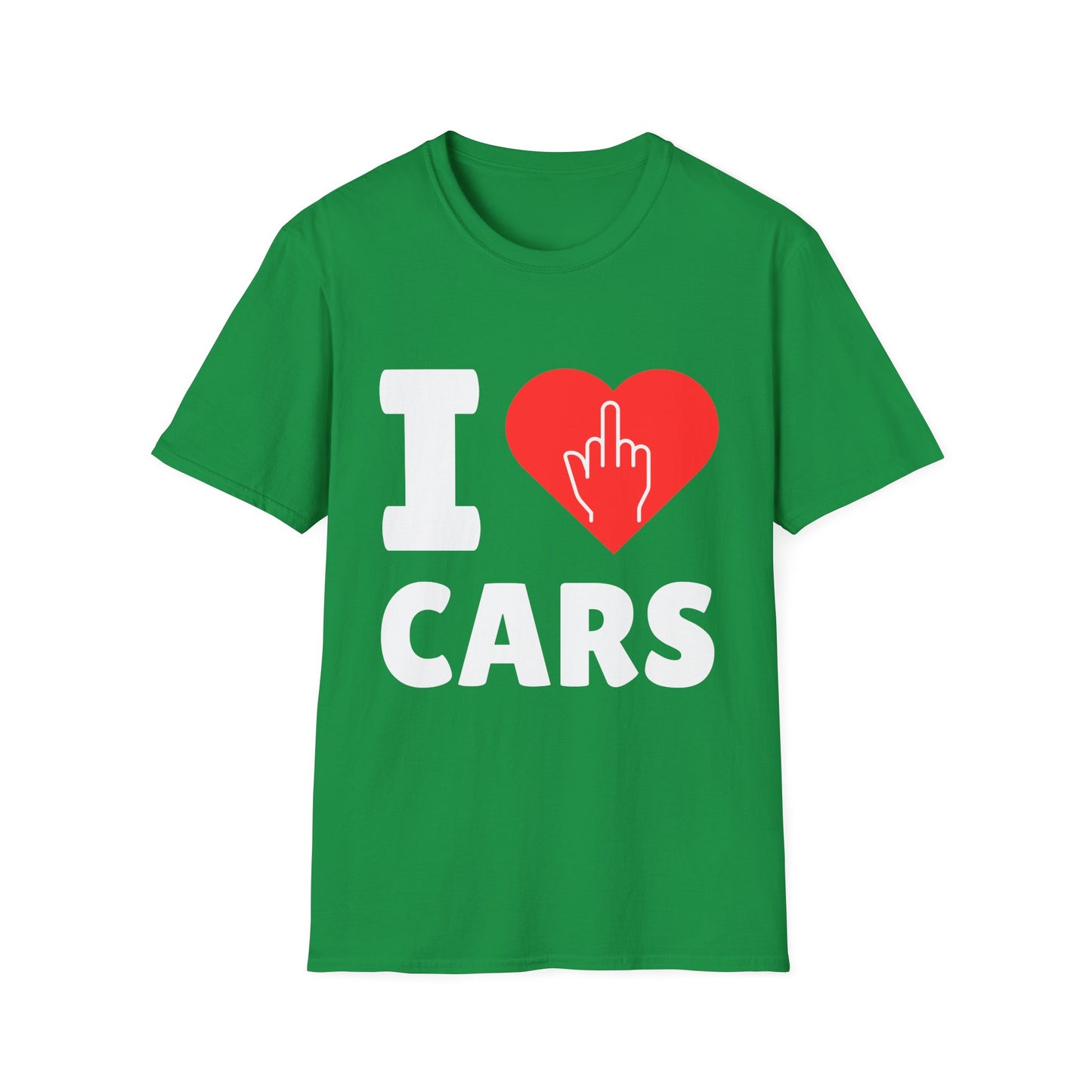 "I F@(#!%& Love Cars" Softstyle Tee