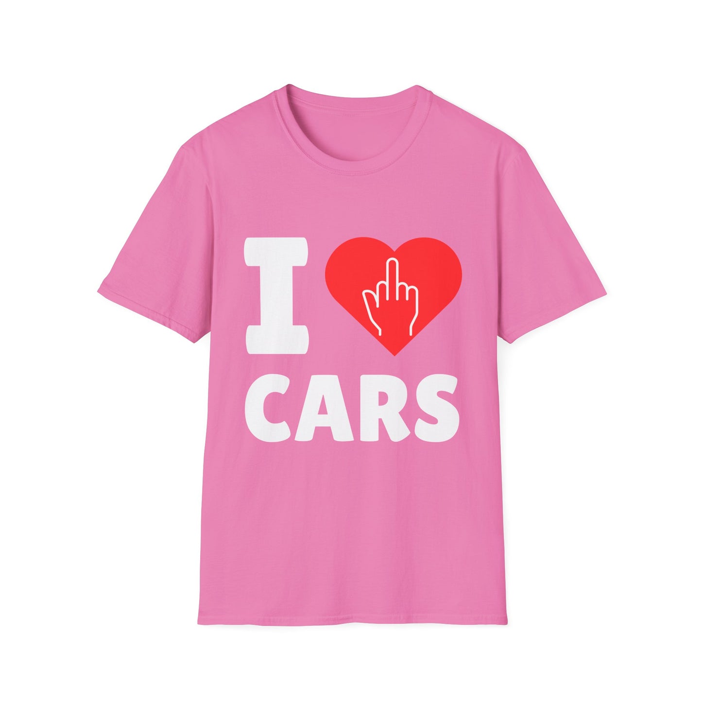 "I F@(#!%& Love Cars" Softstyle Tee