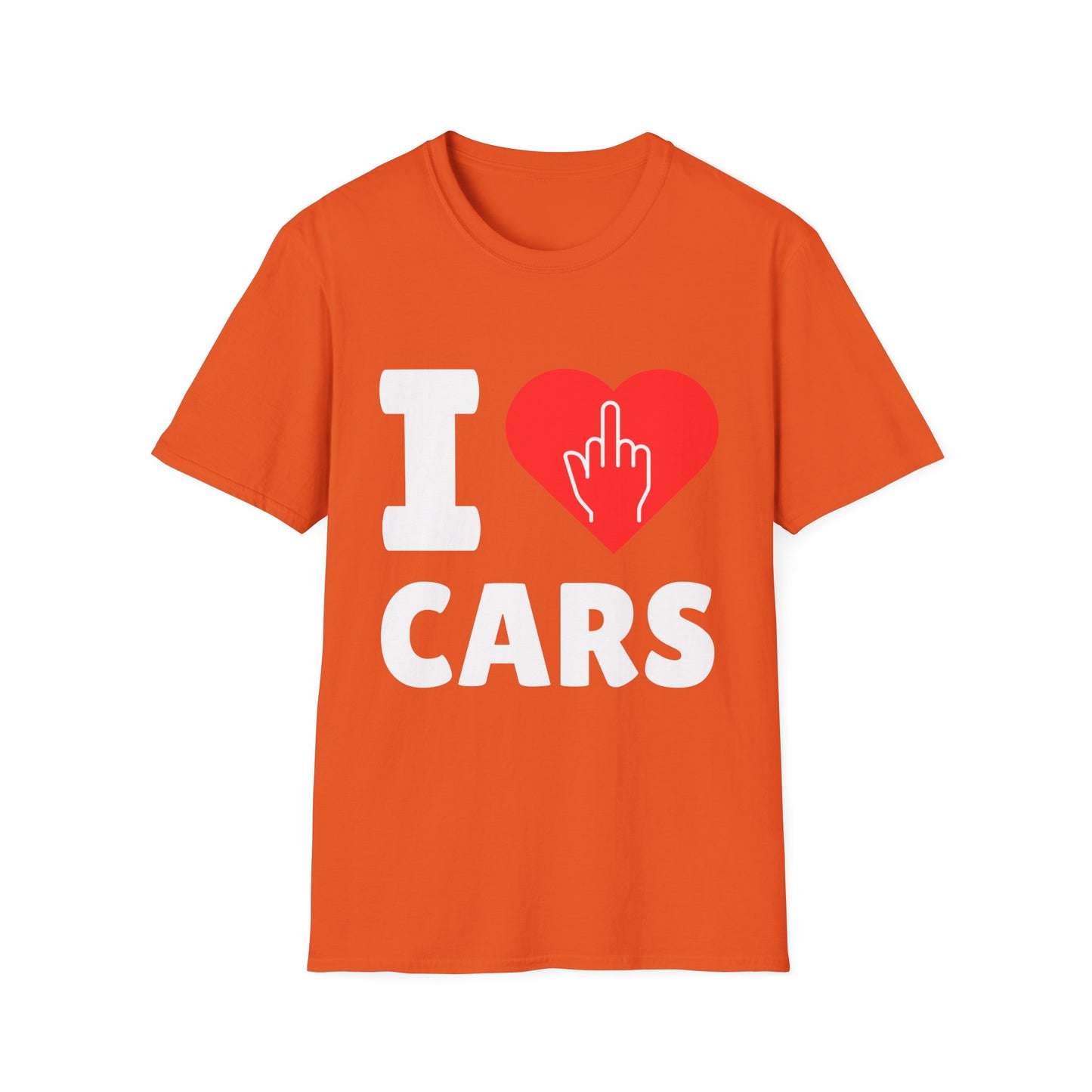 "I F@(#!%& Love Cars" Softstyle Tee